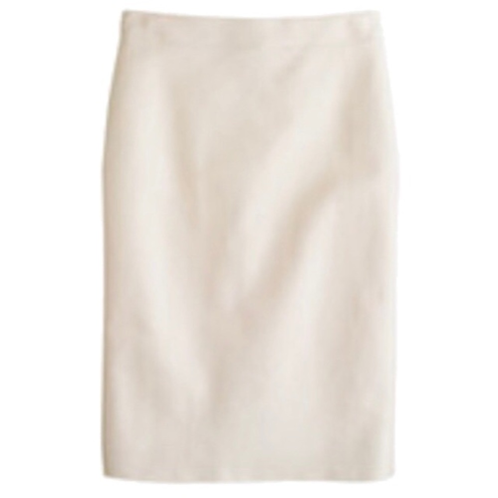 J. Crew Ivory/Cream No. 2 Pencil Skirt, Size 0